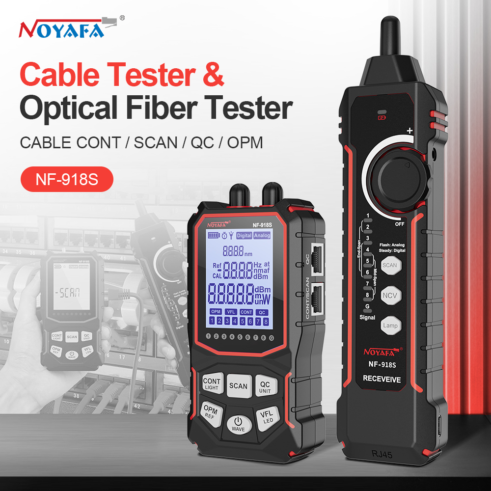 Power Supply Tester - Noyafa testeur de câble réseau affichage