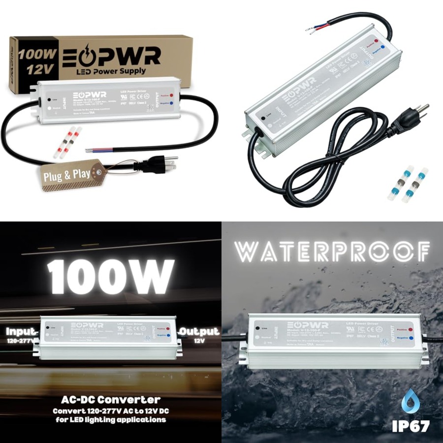 Ac Power Supply - Alimentation LED étanche IP67 AC120-277V vers