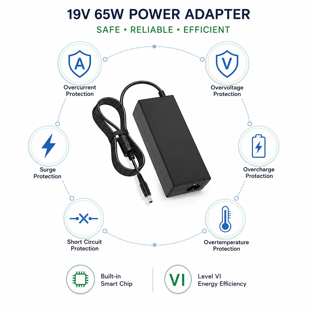 Adaptateur secteur 19V 65W 3.4 - Pc Power Supply avis et prix