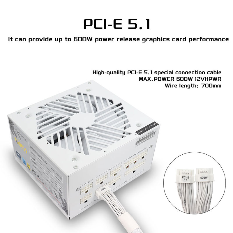 Blanc 750w 850w 1000W 1200W Wa - Power Supply 750W avis et prix