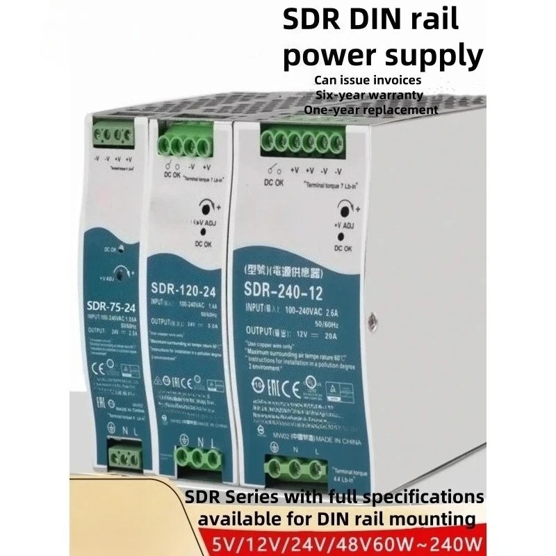 Alimentation sur rail DIN SDR- - Smps Power Supply avis et prix